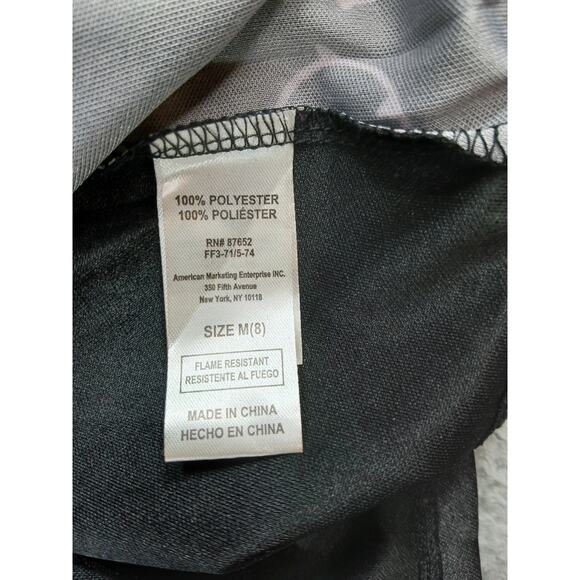 The Nightmare Before Christmas Dress Girls Medium Kids Long Sally Halloween NWT - Picture 7 of 8